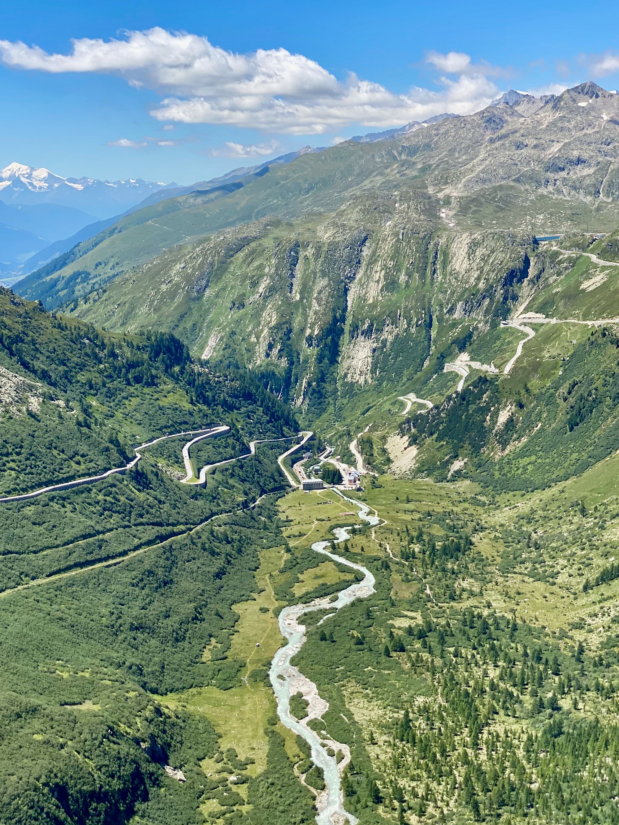 View over Furka Pass