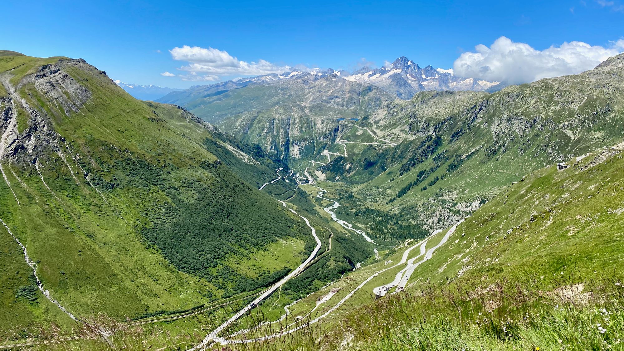 Viewpoint somewhere on the Furka Pass